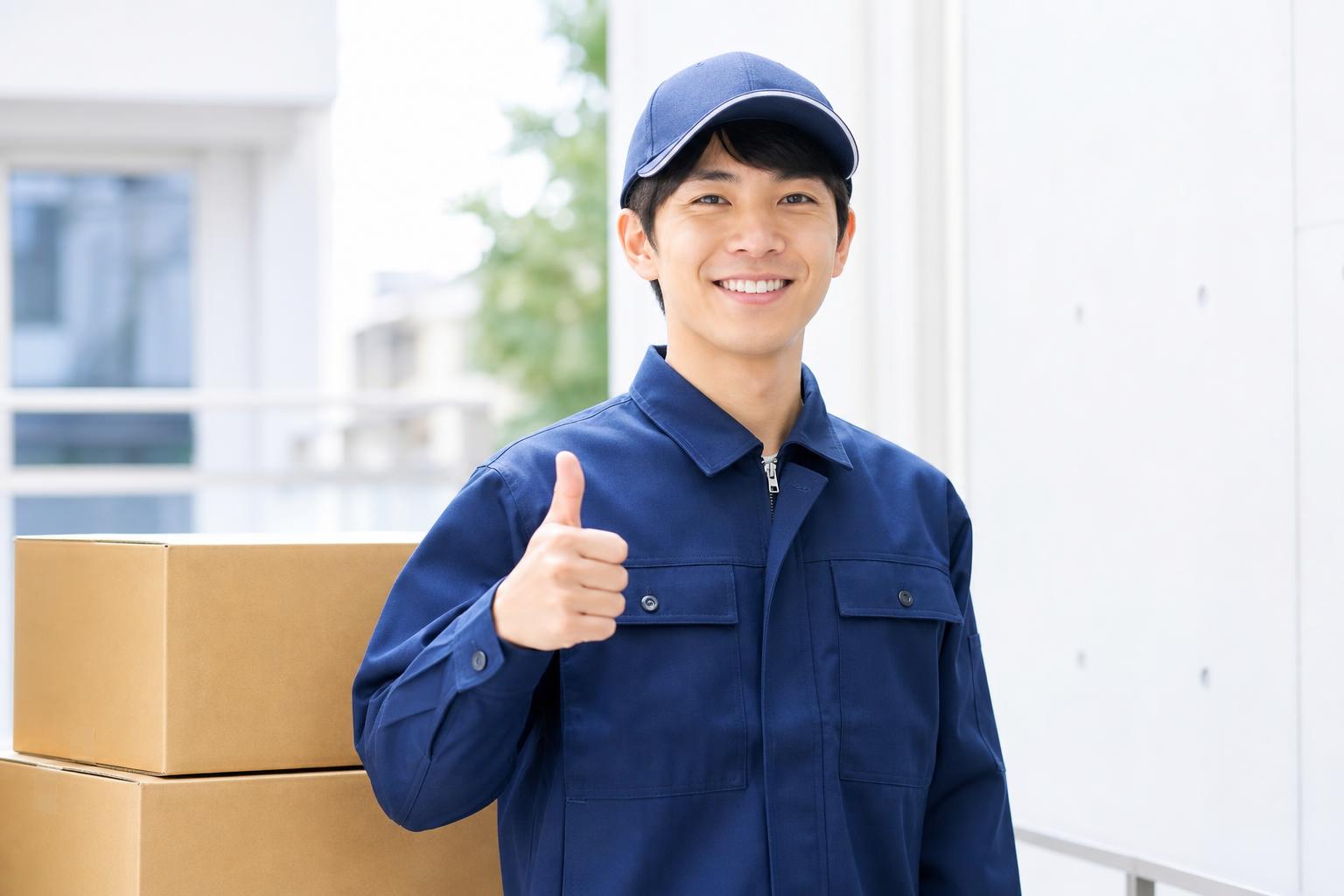 笑顔で対応するスタッフ
